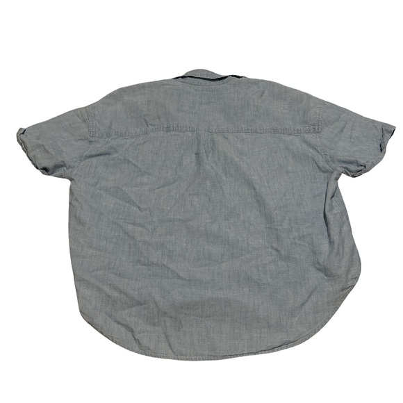 Levi’s Chambray Short Sleeve Button Up Shirt Medium - Picture 5 of 6